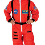 Aeromax ASO-23 Orange Jr. Astronaut Suit with Embroidered Cap - Size 2-3